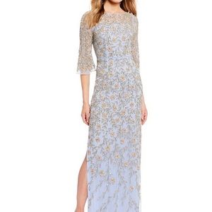 Aidan Mattox light blue dress